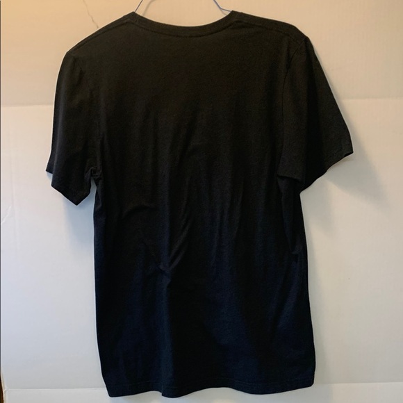 Black Graphic Tee with Raccoon Design Live Fast Eat Trash Size XL - Picture 5 of 5